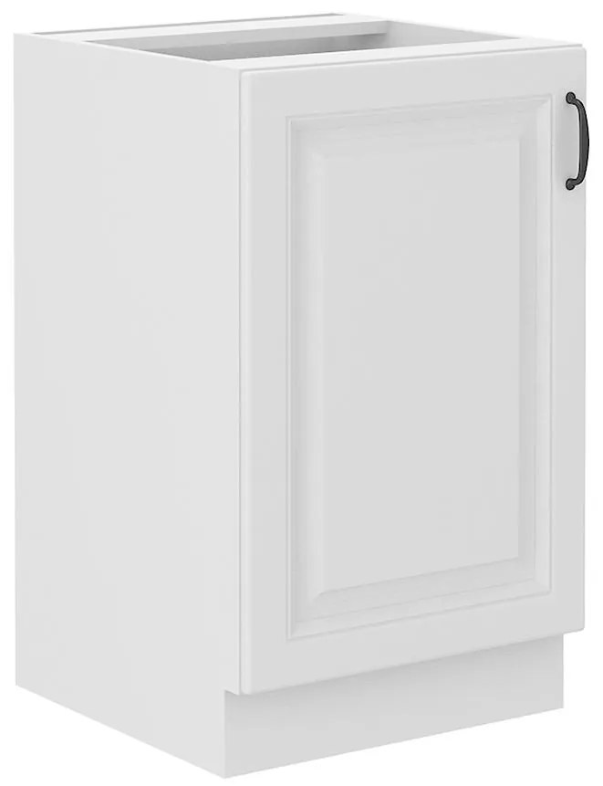 Kuchynská skrinka STILO biely mat/biely 50zl 1f bb