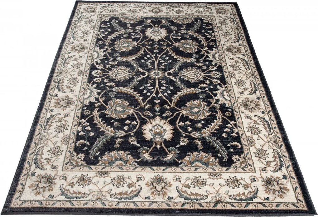 Koberec Dubai CHU antracitový obdĺžnikový – polypropylén Rozmer: 80x150 cm