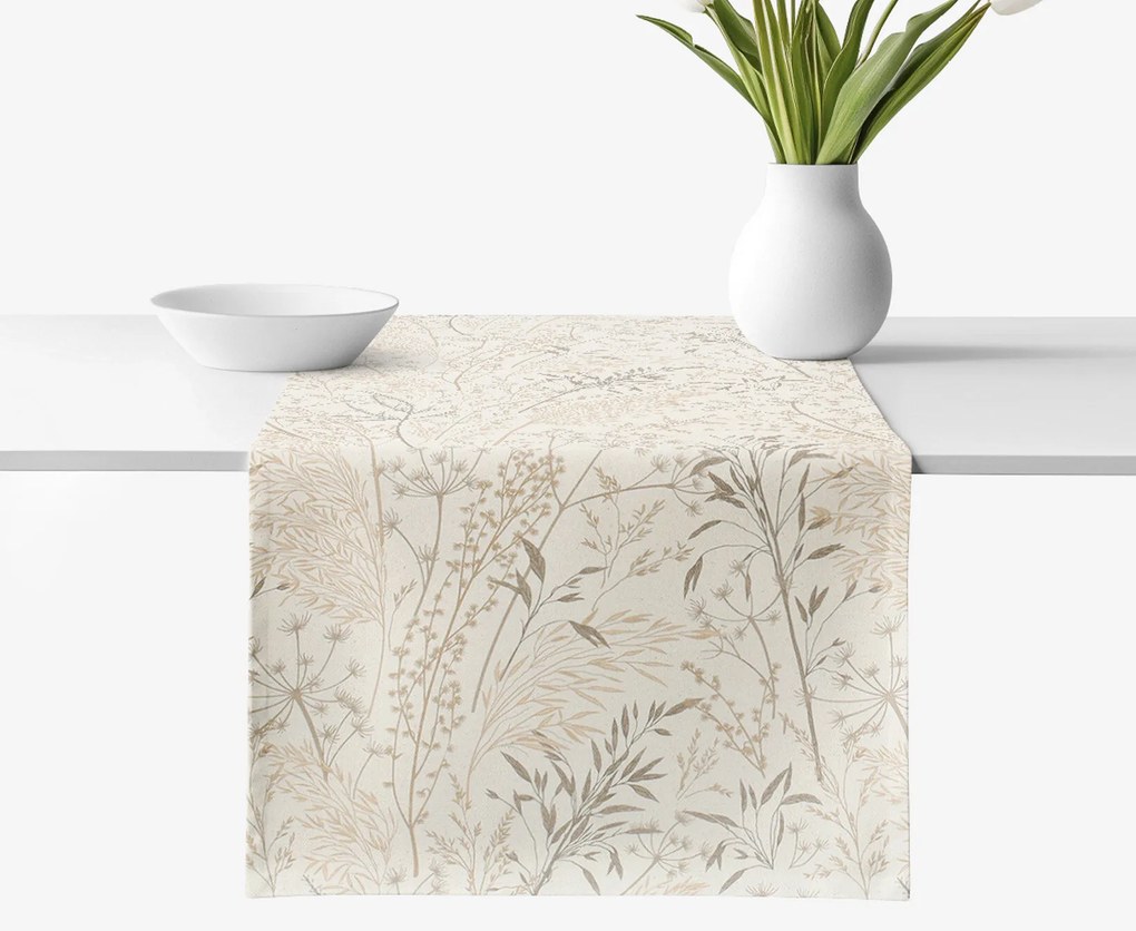 Goldea behúň na stôl valencia - lúčne trávy 20x120 cm
