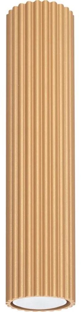 Sollux SL.1551 - Bodové svietidlo KARBON 1xGU10/10W/230V 30 cm zlatá