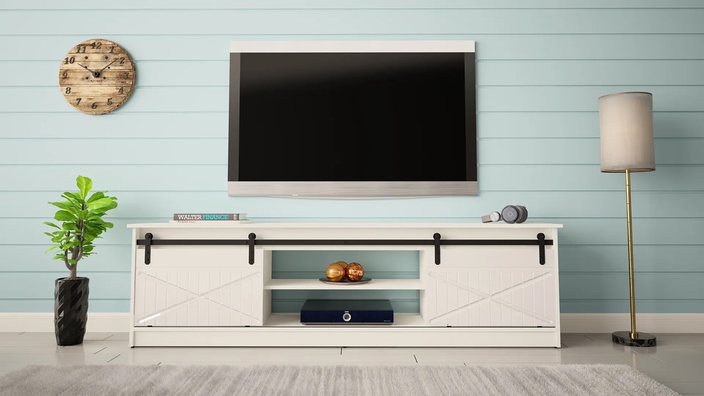 Cama TV stolík Granero - biela