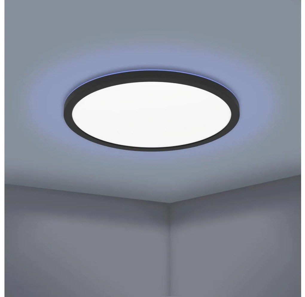 Eglo 900092 - LED RGBW Stmievateľné stropné svietidlo ROVITO-Z LED/16,5W/230V čierna 900092