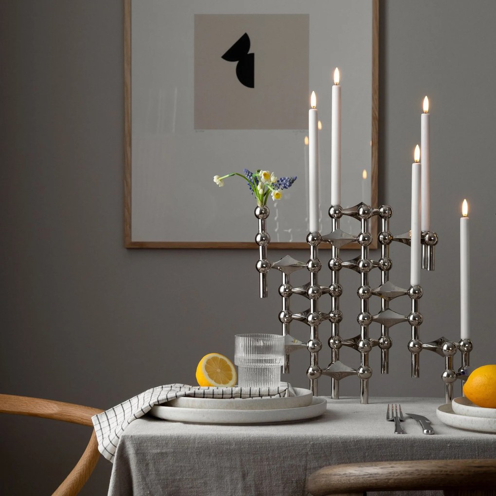 Stoff Nagel Voskové LED sviečky White – set 2 ks