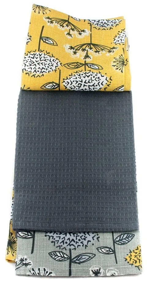 Bavlnené utierky v súprave 3 ks 45x65 cm Retro Meadow – Cooksmart ®