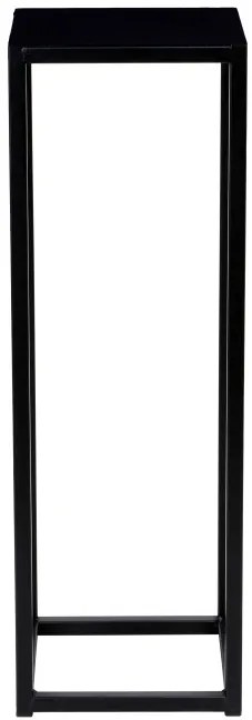 Stojan na kvety PIATTO Loft čierny 60 cm