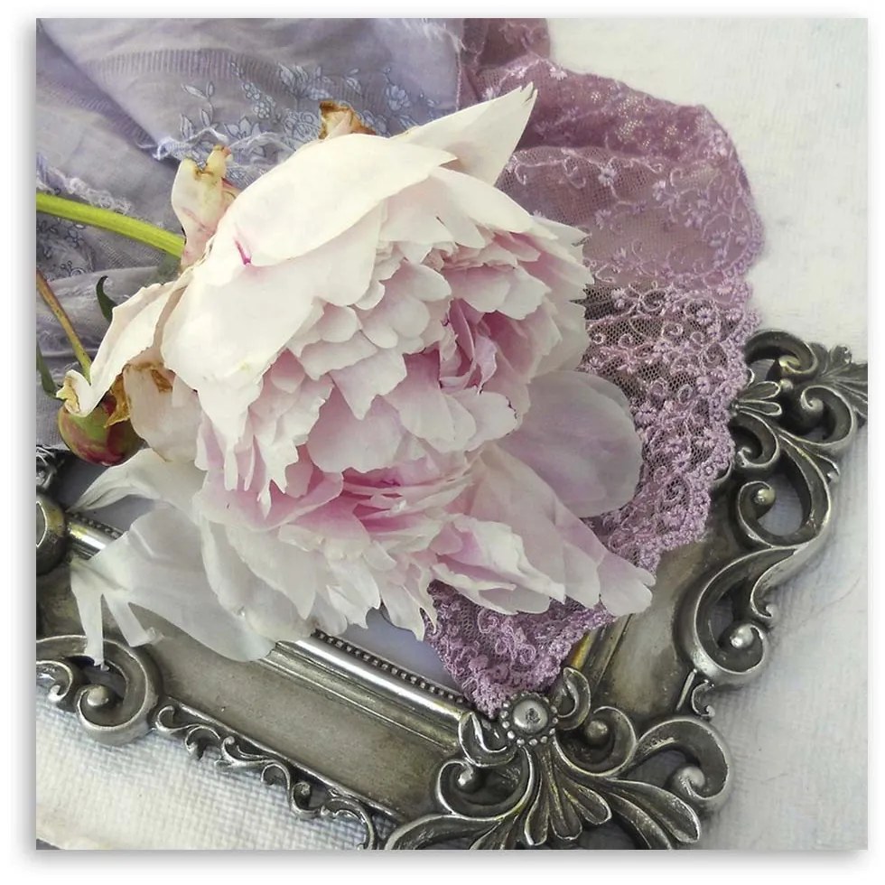 Gario Obraz na plátne Ruže na zrkadle Rozmery: 30 x 30 cm