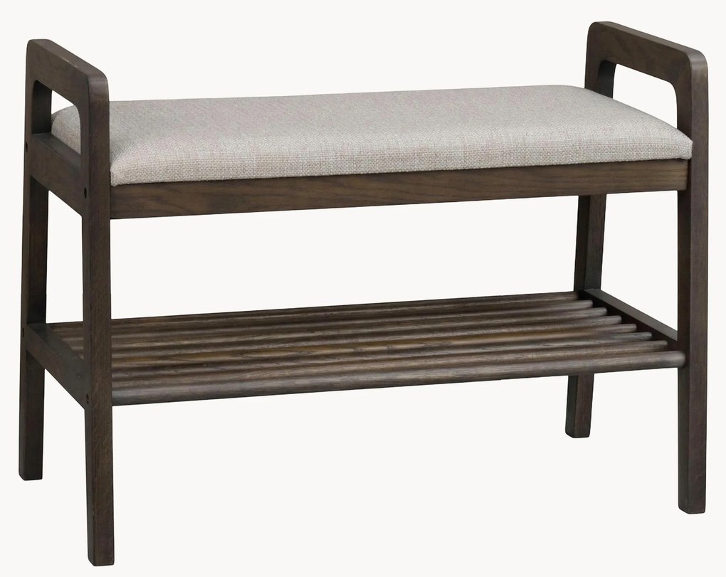 Čalúnená lavica z dubového dreva Inverness