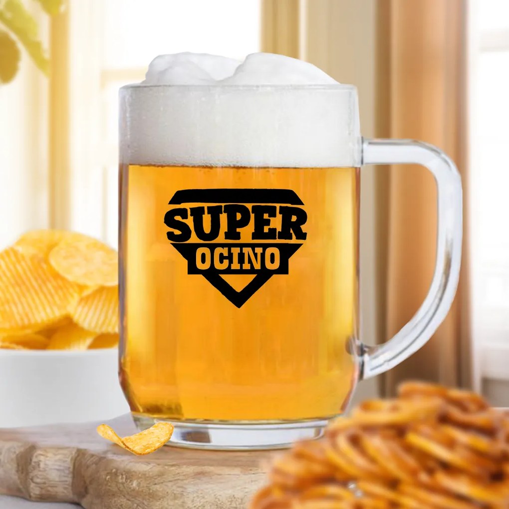 Ahome Číry pohár na pivo 0,5 l - Super ocino