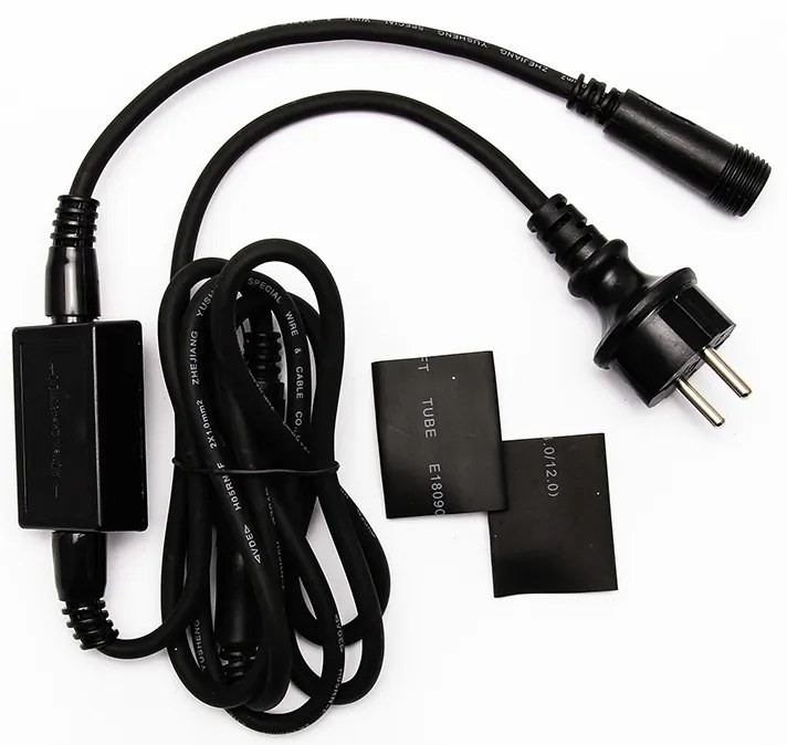 DECOLED LED světelná sada na vánoční stromy vysoké 18-20 m, teplá bílá s Flash, ledové dekory DZXEFD08