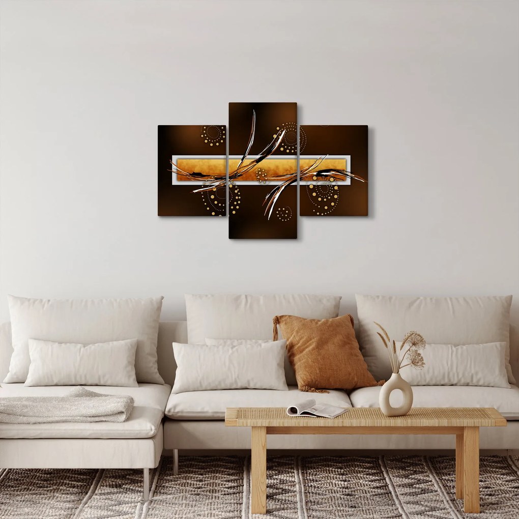 Obraz abstrakcie - Motýle (90x60 cm)