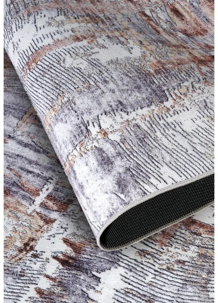 Sivý koberec 80x150 cm Malard Copper Gold – Elle Decoration