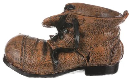 Obal na kvety - retro topánka z polyresinu 21cm