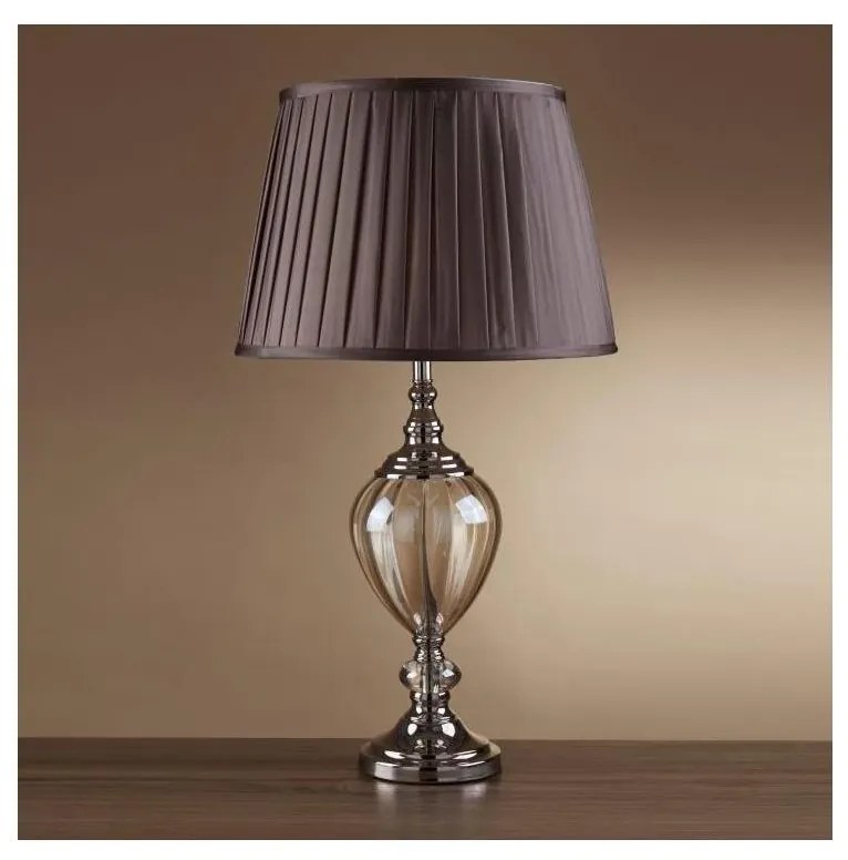 Searchlight EU3721AM - Stolná lampa GREYSON 1xE27/60W/230V