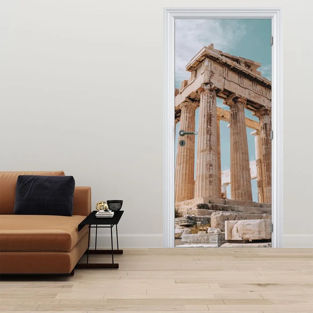 Fototapeta na dvere - Antický akropolis (95x205cm)