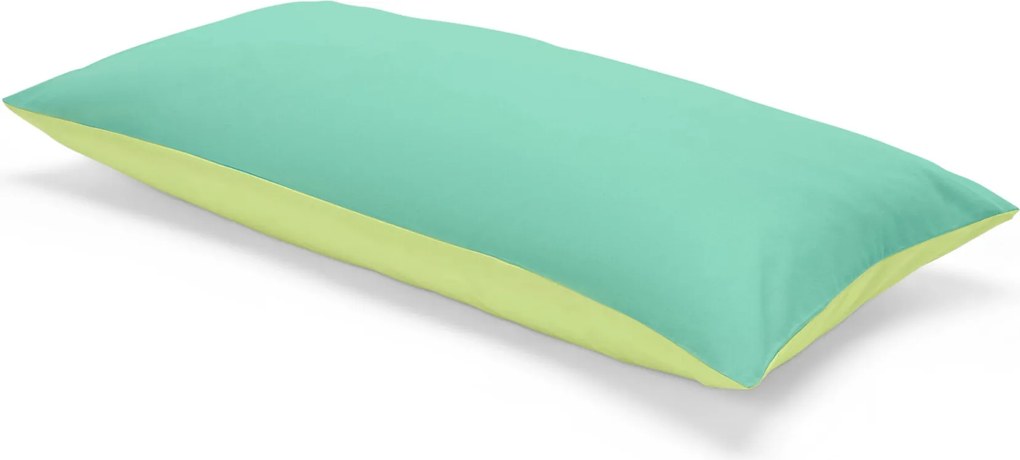 Obliečky na vankúš z renforcé, 2 ks, žltá a zelená