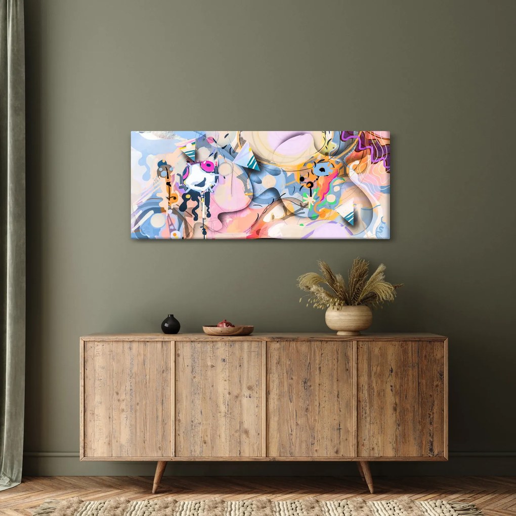 Obraz - Rozprávková abstrakcia (120x50 cm)