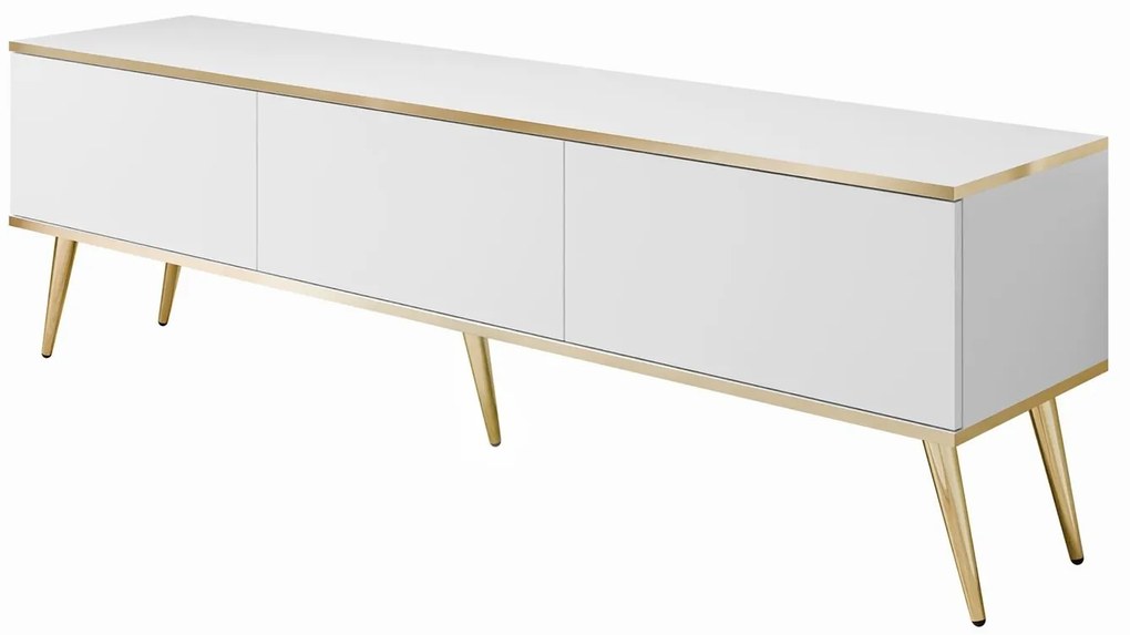 TV skrinka BOSTON III biela 175cm