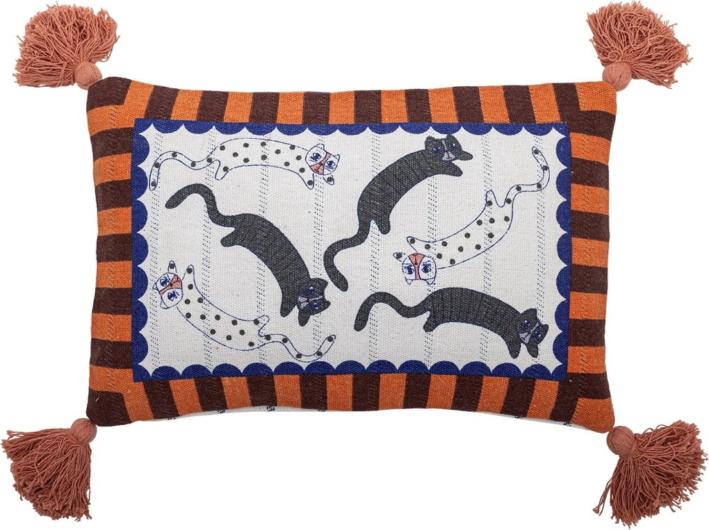 Bloomingville Dekoratívny vankúš z recyklovanej bavlny Missy 35 × 60 cm