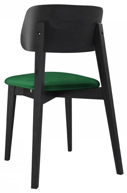 Jedálenská stolička KD 63 C (čierna + smaragdová) . Vlastná spoľahlivá doprava až k Vám domov. 1103441