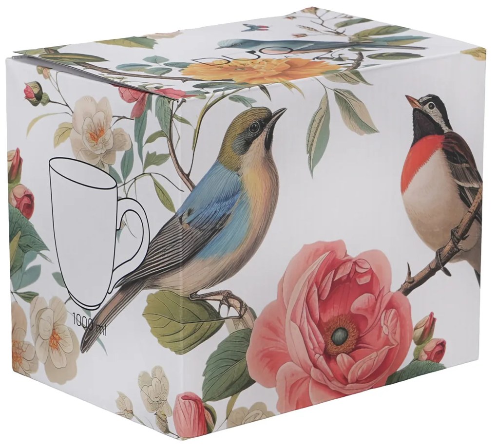 Porcelánový hrnček XXL April 1000 ml