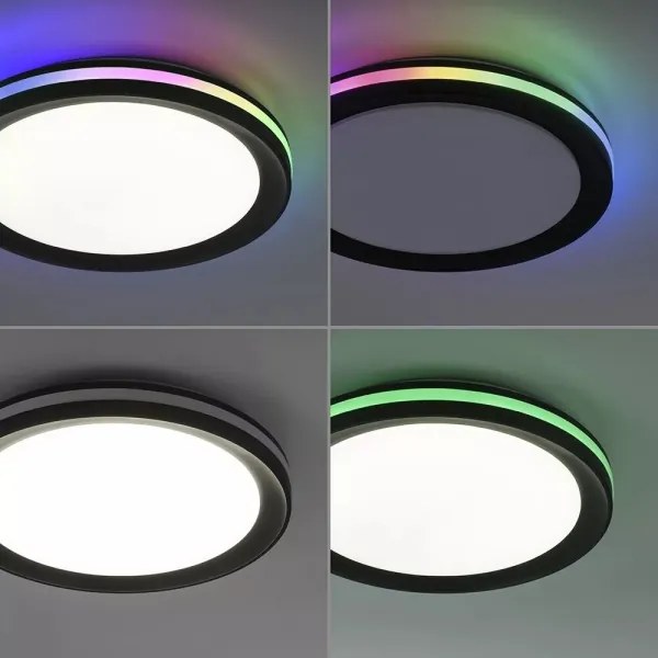 JUST LIGHT. 7509018 - LED RGBW Stm. stropné svietidlo GANGES LED/24W/230V + DO