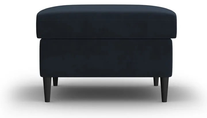 Tmavomodrá zamatová podnožka Kyoto – Cosmopolitan Design