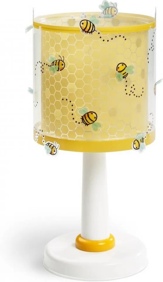 Dalber Bee Happy 71091 Stolná lampa pre deti biely plast 1 x E14 max. 40W