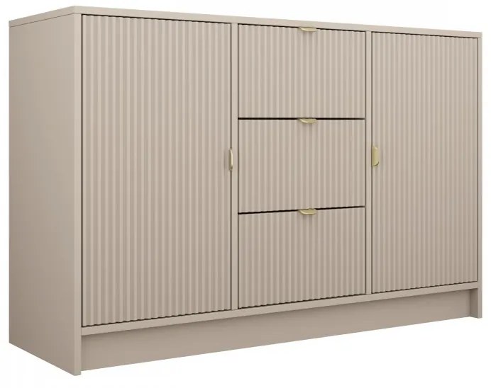 Komoda Rozoma 2D3SZ (piesková béžová). Vlastná spoľahlivá doprava až k Vám domov. 1122874