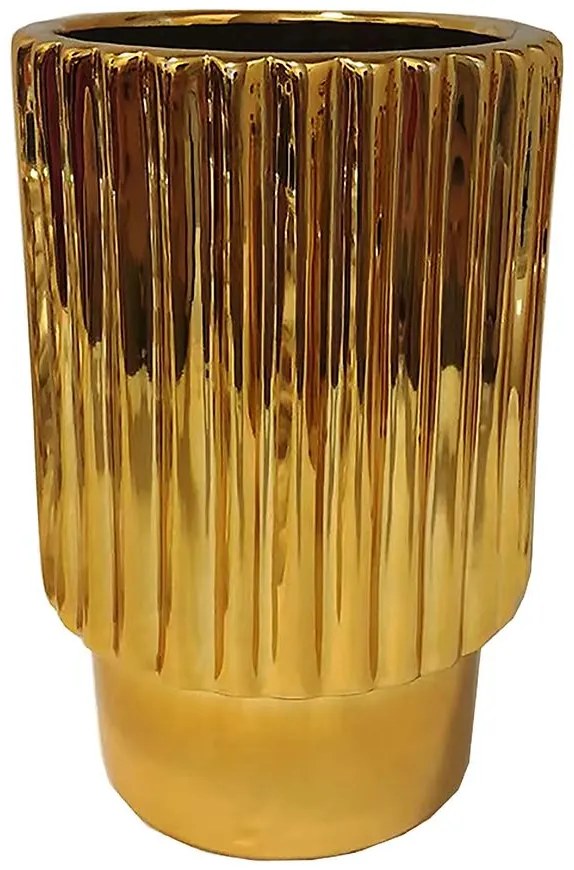 Kvetináč YS44128-S Electroplating Effect D12xh18 Gold