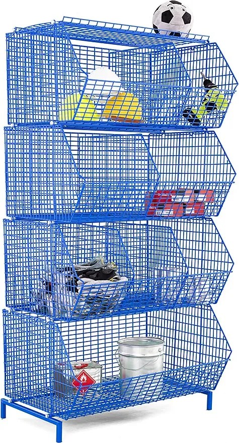 Priemyselný úložný kôš KS3 1050x680x480 mm, stohovateľný