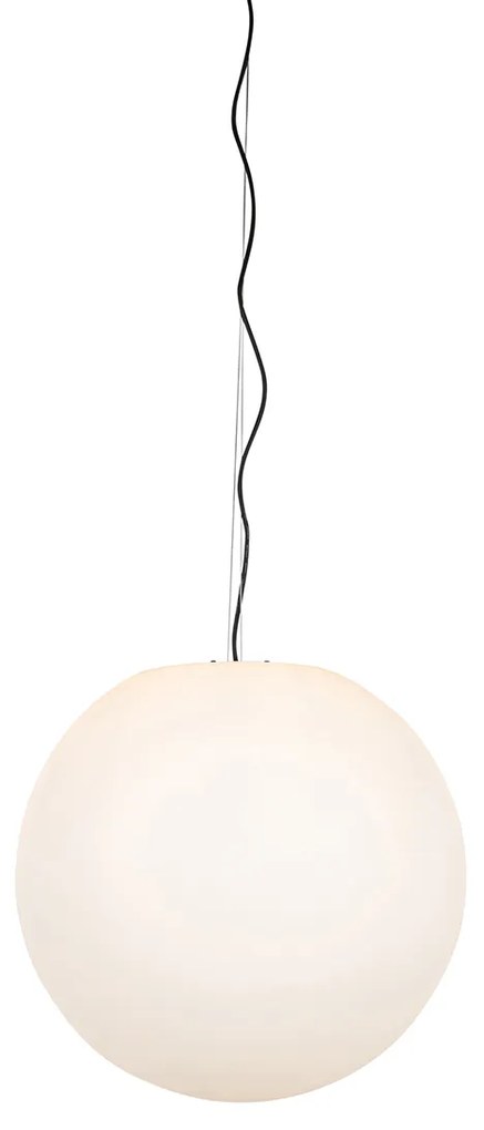 Moderné vonkajšie závesné svietidlo biele 56 cm IP65 - Nura