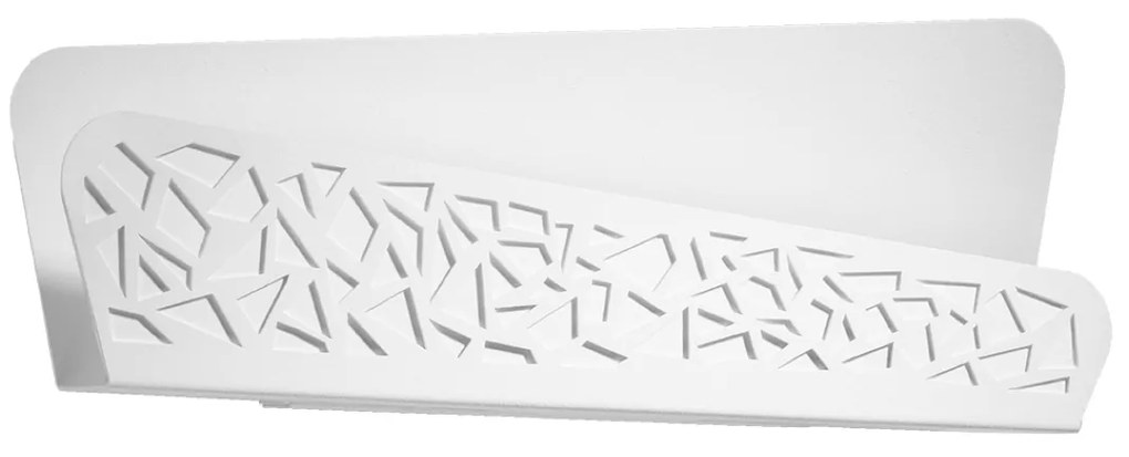 Nástenné svietidlo Aliza, 1x biele kovové tienidlo