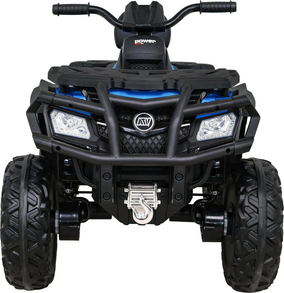 Ramiz Štvorkolka XT-Speed pre deti modrá + pohon 4x4 + EVA kolesá + pomalý štart + MP3 rádio + LED