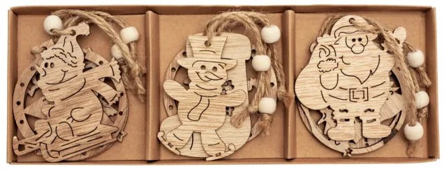 Závesné Vianočné dekorácie 300881 (9ks)