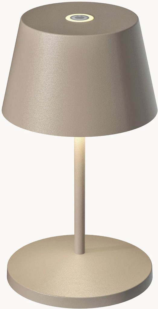 Prenosná exteriérová stolová LED lampa Seoul, stmievateľná