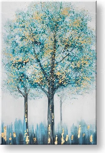 Maľovaný obraz na stenu STROMY 80x120 cm