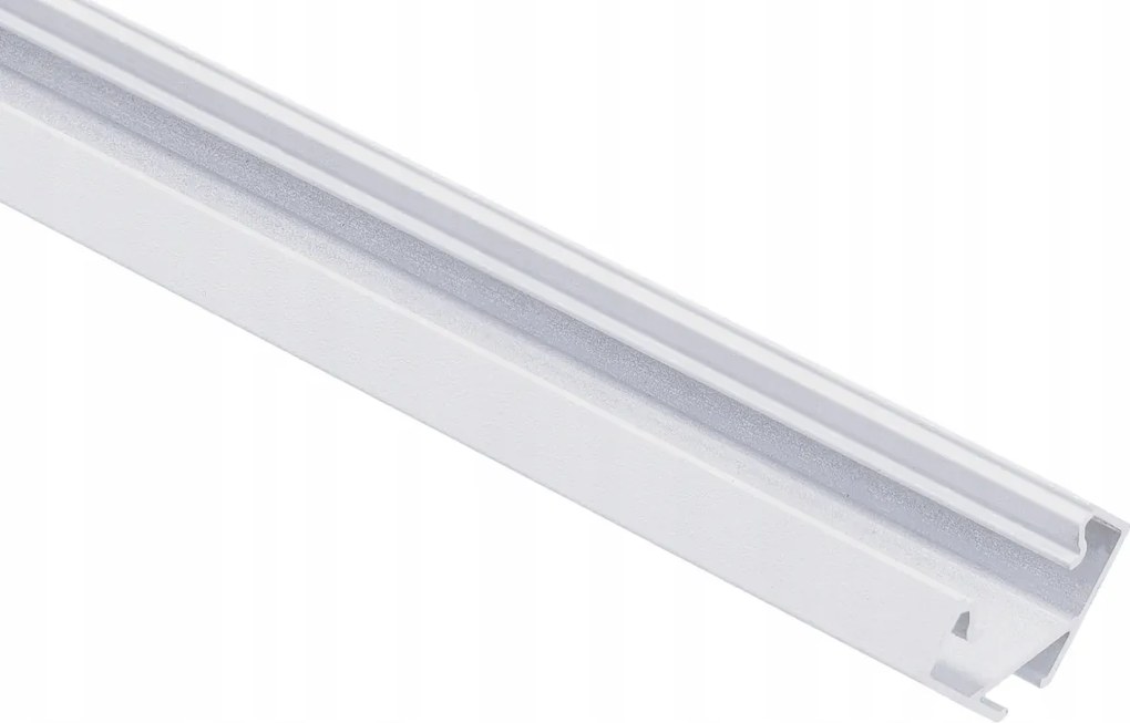 BERGE LED hliníkový profil rohový 1m biely - sada