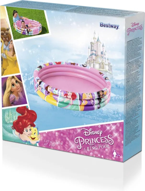 Nafukovací bazén pre deti Princezné Disney 122 x 25 cm Bestway 91047