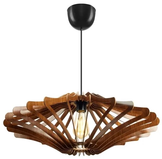 Luster na lanku 1xE27/60W/230V hnedá pr. 47 cm