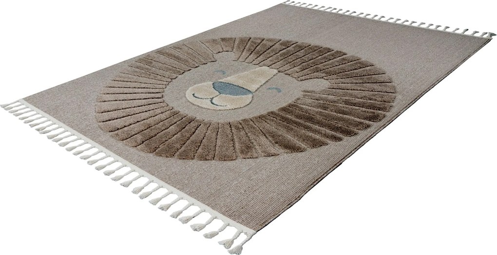 Detský kusový koberec My Fano 399 Lion, 160x230, šedá, detská izba, Obsession