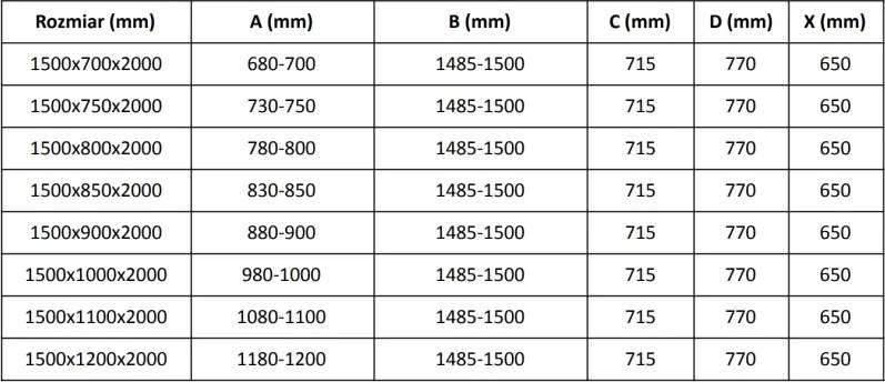 Mexen Velar, sprchový kút s posuvnými dverami 150(dvere) x 85(stena) cm, 8mm číre sklo, medená matná, 871-150-085-01-65