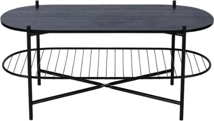 Noela Čierny oválny konferenčný stolík Selection Joe