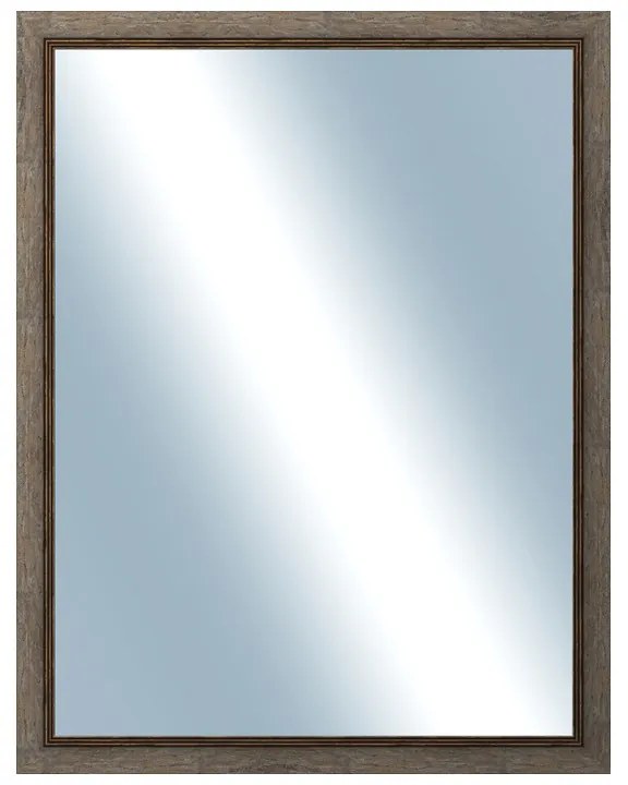 DANTIK - Zrkadlo v rámu, rozmer s rámom 70x90 cm z lišty CARRARA žltá (2895)