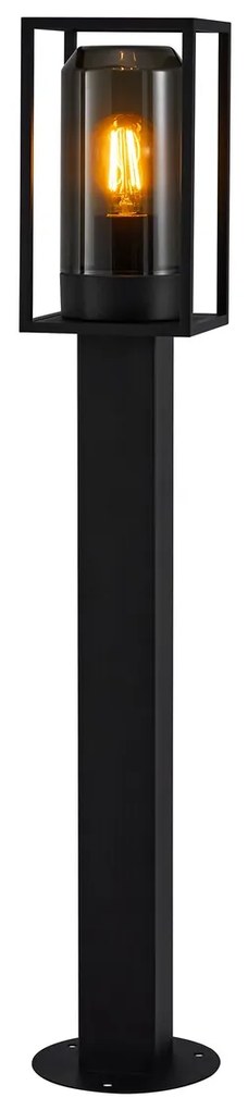 Nordlux Čierny záhradný stĺpik Griffin pre žiarovku E27 80cm 2218158047