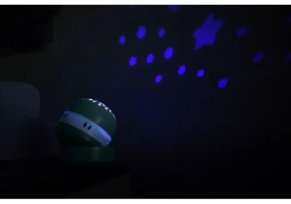 Beaba - projektor s melódiou PIXIE, USB/5V, 1300 mAh, zelený