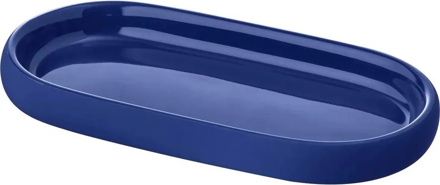 Modrá keramická nádobka na mydlo Sono – Blomus
