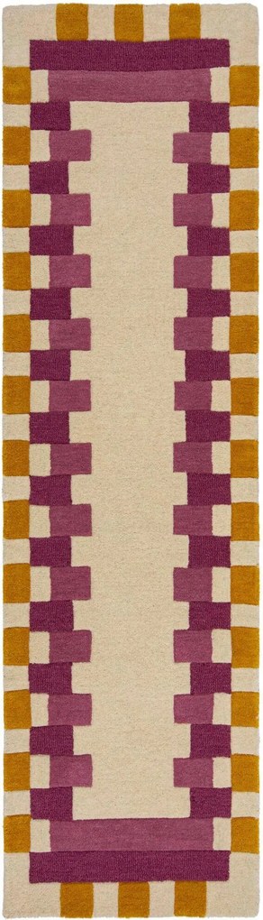 XXXLutz BEHÚŇ, 60/230 cm, žltá, ružová Flair Rugs - Online Only bytové doplnky - 003165041104