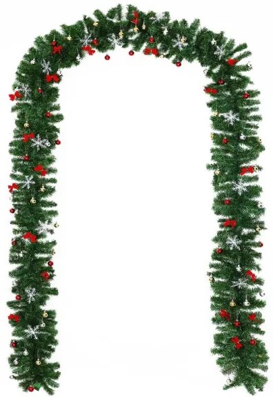 Svietiaca girlanda 80 LED / 5m s dekoráciou a diaľkové ovládanie