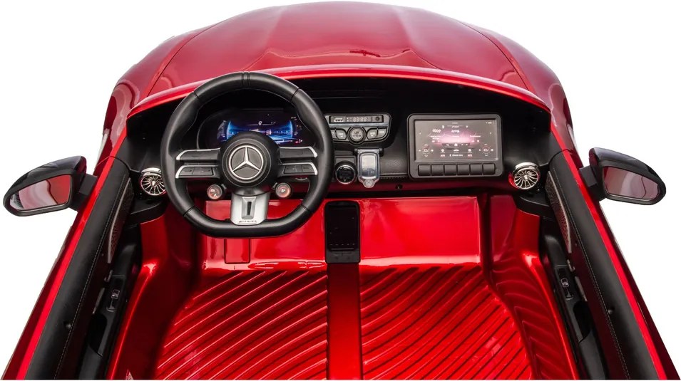 LEAN CARS Elektrické autíčko Mercedes GT63 AMG DK-GT63 24V LCD červené lakované