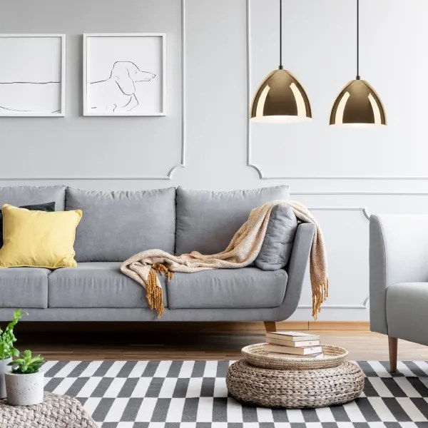 Luster na lanku MIA 2xE27/60W/230V